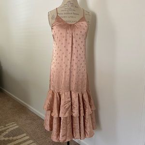 RDB | Silky Pink Polka Dot Dress